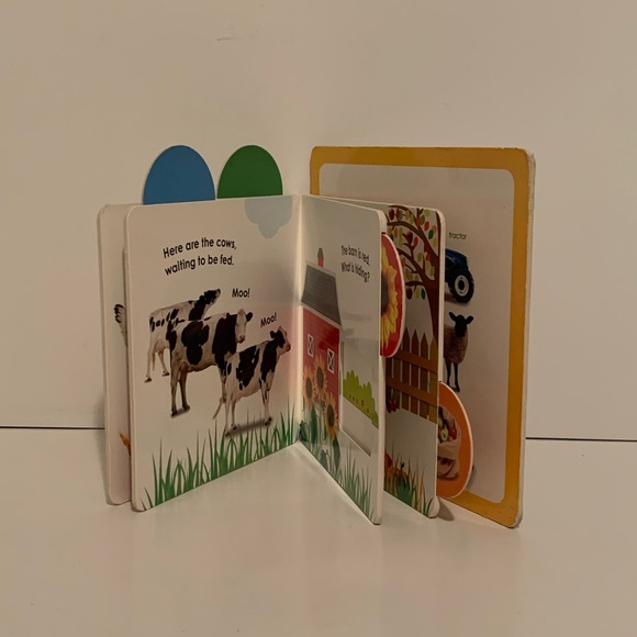 🌾🌻 4/$25 PULL THE TAB FARM BY D.K. PUBLISHING CHILDRENS BOOK 🐄🐖 - Picture 4 of 7